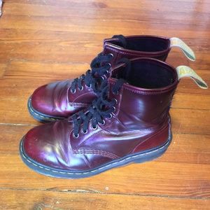 Vegan Dr. Martens Cherry Red Oxford